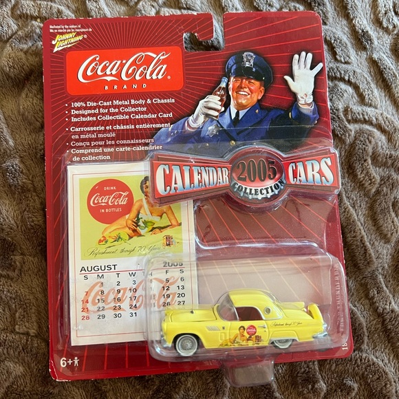 Johnny Lightning Coca Cola Calendar 2005 Cars 1956 Ford Thunderbird D12 - Picture 2 of 4